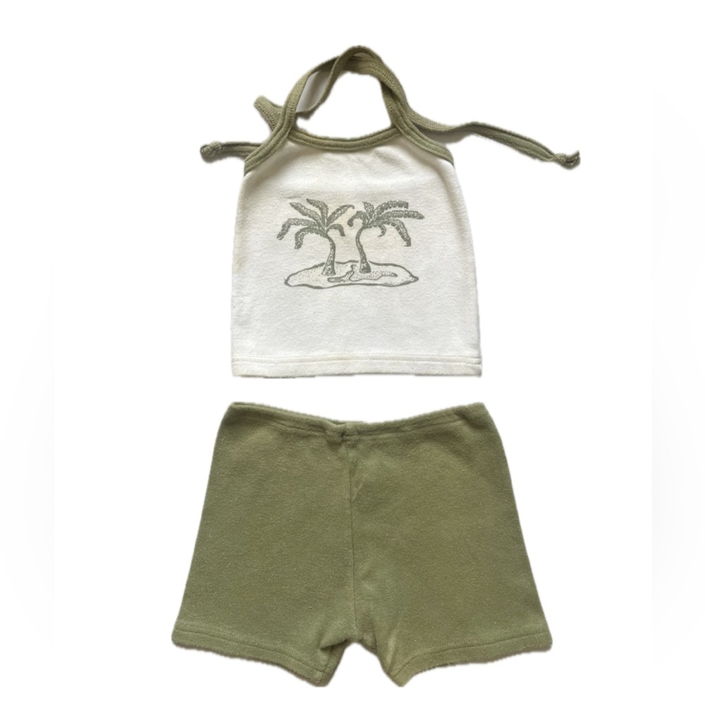 Infant Halter Top and Shorts - sz 12 mo